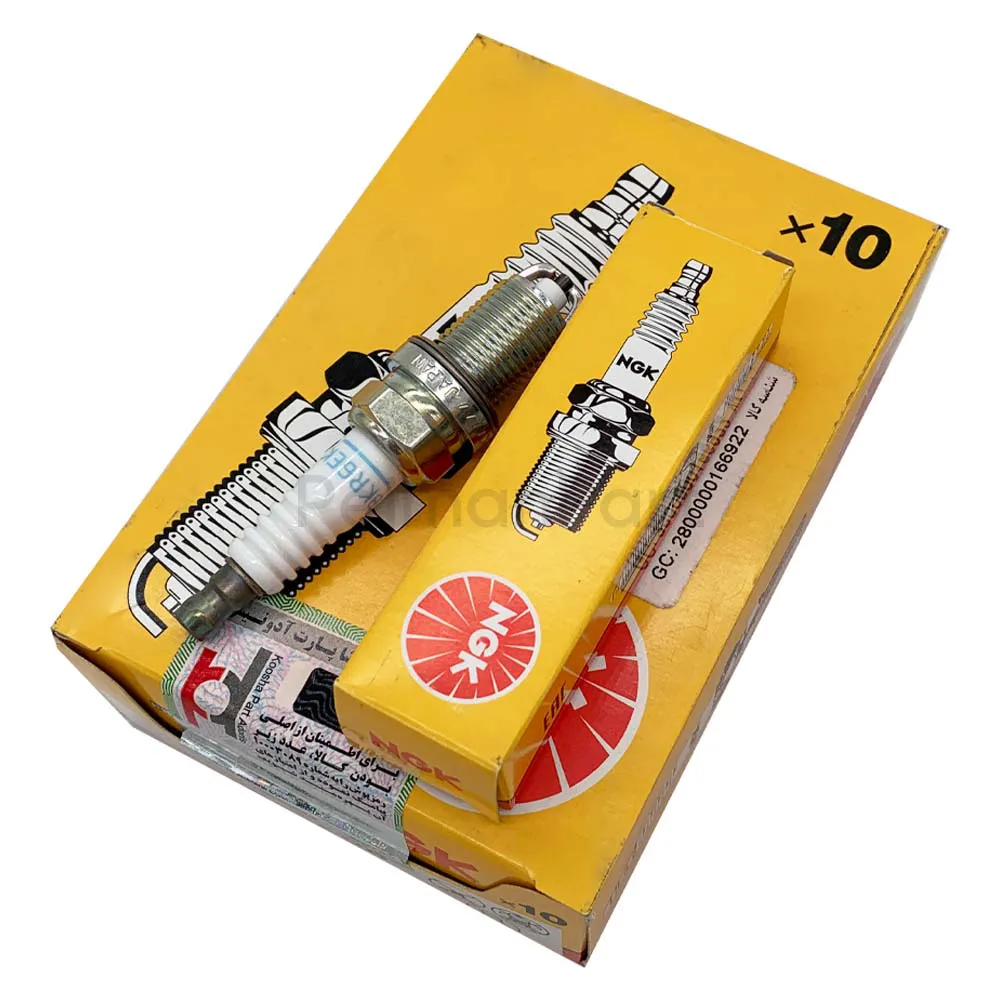 شمع 2 پلاتین 2288 جعبه 10 تایی زرد ان جی کی (NGK)